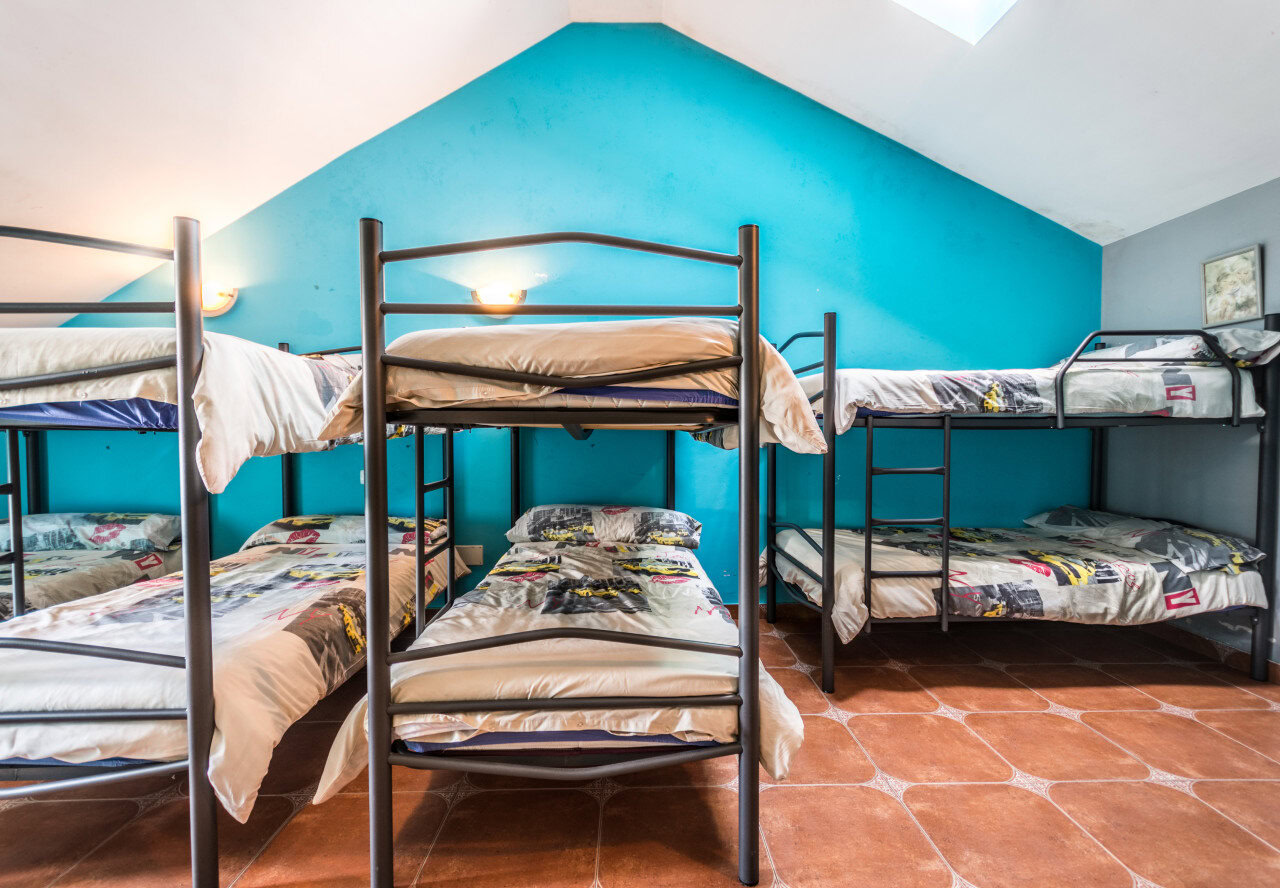 habitaciones de alberge casa de gandara