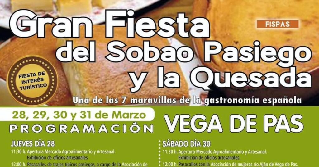 Feria del Sobao Pasiego y la Quesada en Vega del Pas 2024