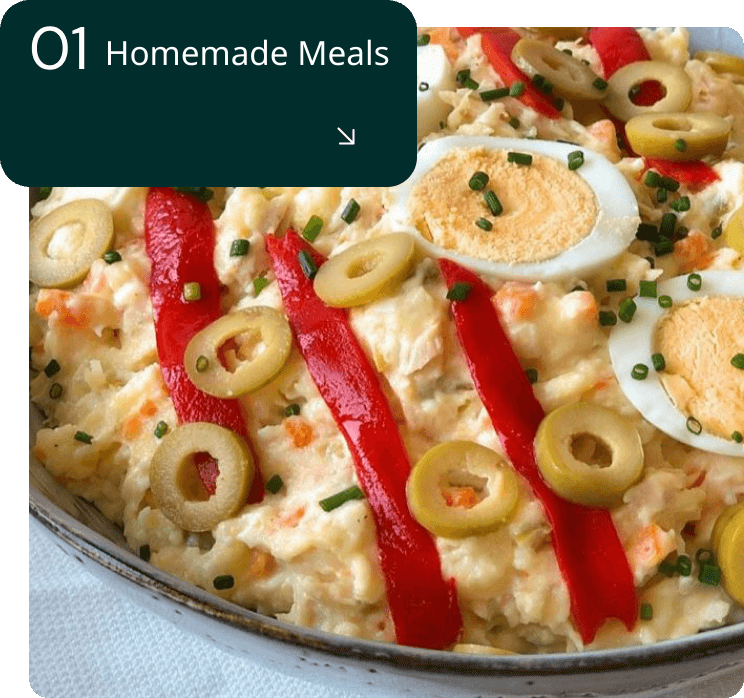 Homemade meals Casa Gandara