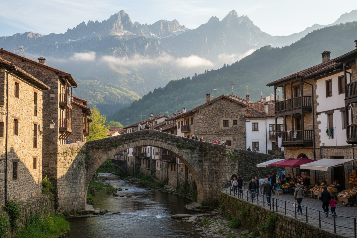 Potes – pueblo de montaña