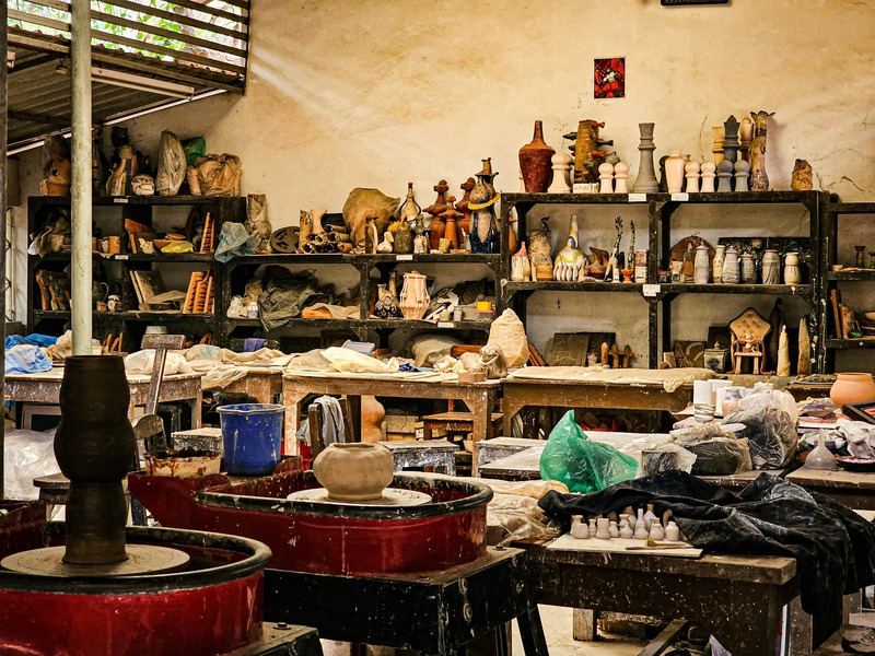 Espacio creativo de taller 