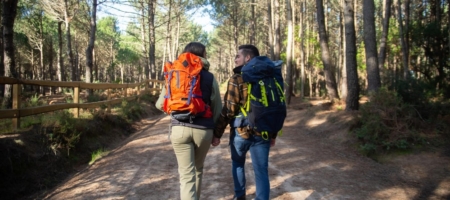Senderismo en la naturaleza cerca del Albergue la Casa de Gandara en Asturias. Cantabria verde: ecoturismo y sostenibilidad para grupos conscientes